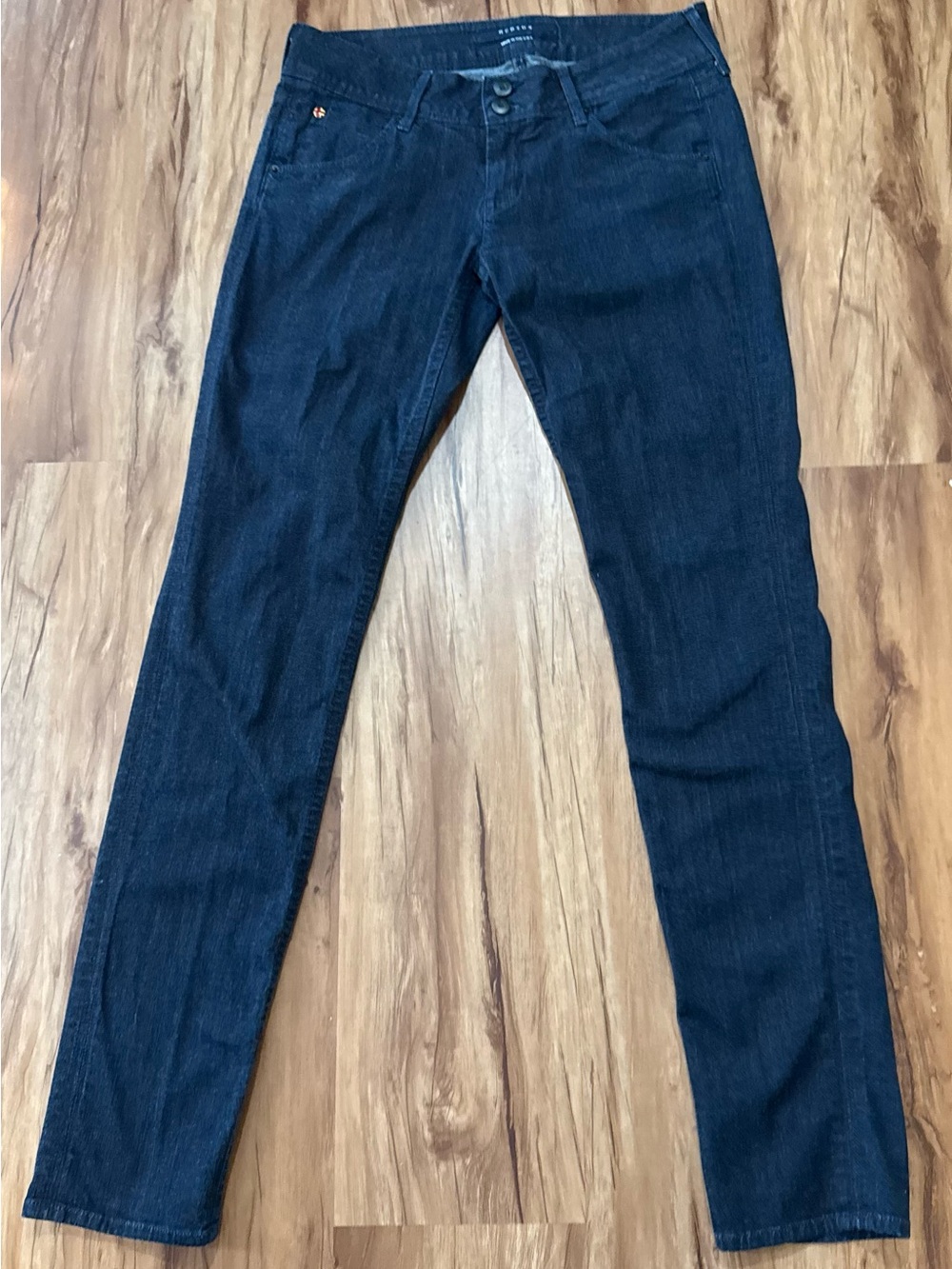Hudson Collin Women’s Dark Wash Slim Straight Jeans Size 28 Made in USA